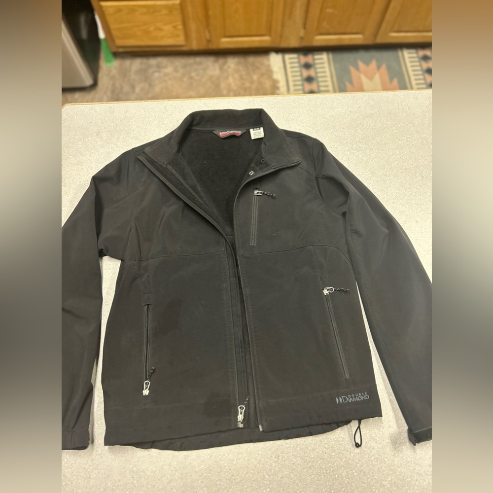 Black diamond size medium men’s winter coat jacket